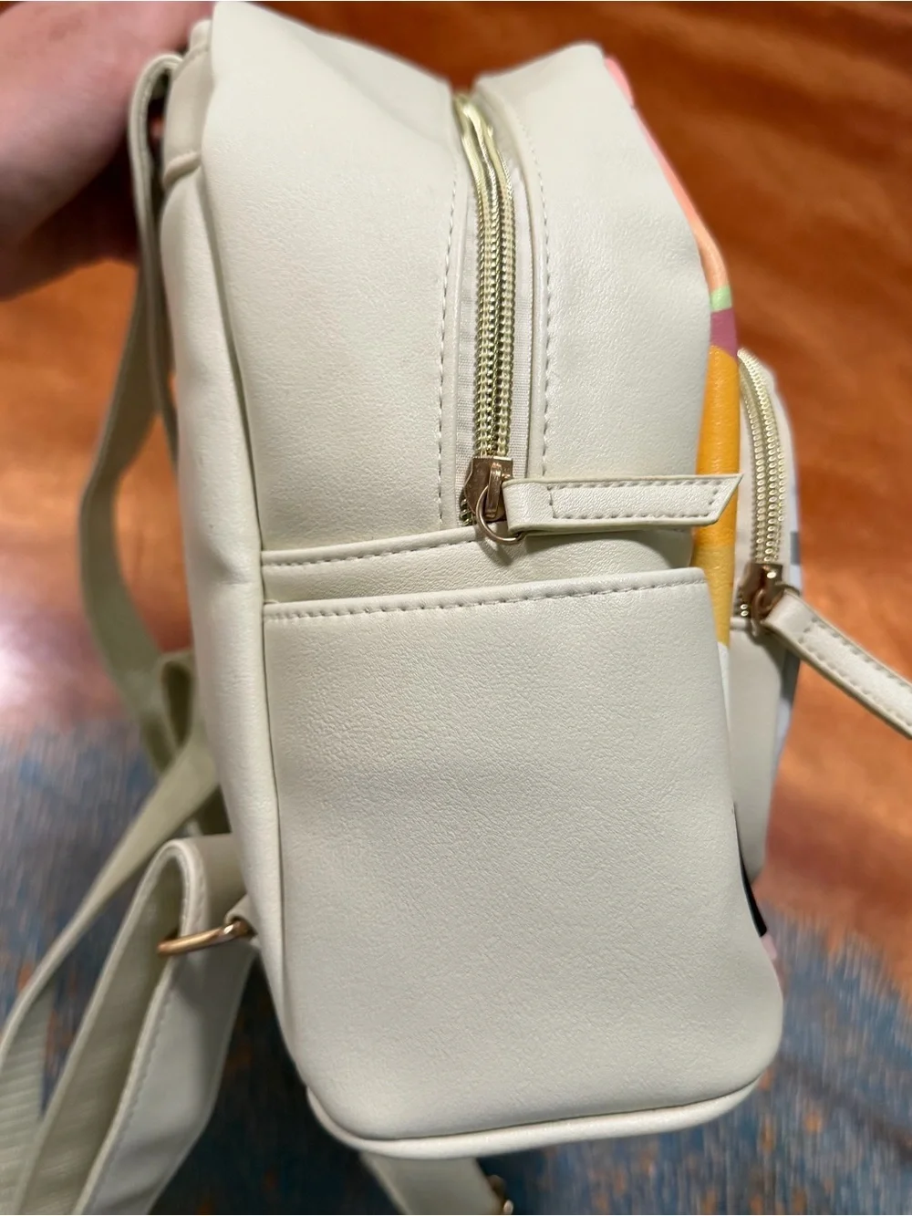 Dani Danielle Nicole mini Star Wars The Mandalorian faux leather vegan backpack